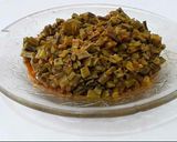 A picture of step 5 of Culster beans with aachar masala.