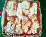 Foto del paso 7 de la receta: Pizza saludable con masa de avena! 🍕