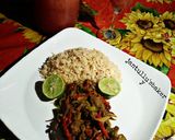 A picture of step 4 of Spiced rice.