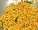 A picture of step 1 of Tricolour Pulao.