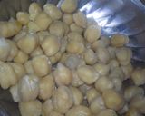 A picture of step 1 of Chena Gravy - Rajasthan special.