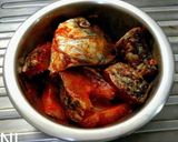 A picture of step 1 of Bhakura Machha Bhaja / Catla Fish Fry.