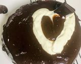 A picture of step 7 of Decadent checkers cake in microwave.