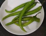 Green chilli lunji recipe step 1 photo