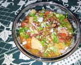 A picture of step 12 of Black Chickpea Chaat.