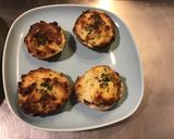 Une image de l'étape 9 de Champignons farcis cream cheese et tête de moine.