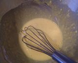 Une image de l'étape 2 de Flan chocolat blanc mure.