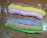 A picture of step 7 of Marble Fondant #Christmasbakingcontest #Authormarathon.