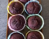 Une image de l'étape 12 de Cupcakes 🧁red velvet betterave cœur coulant chocolat🍫.