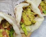 Une image de l'étape 4 de Cheese naan fourrée.
