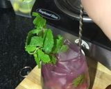 A picture of step 2 of Black Grapes Vineyard Mojito Mocktail.