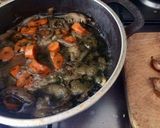 Foto del paso 7 de la receta: Churrasco de cordero en reducción de menta y tanat sobre humus