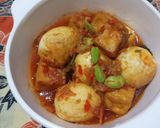 Foto langkah ke 5 dari resep Balado Telur Tahu Praktis.