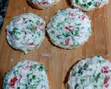 A picture of step 3 of Bread uttapam.