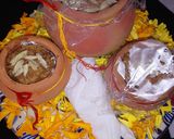A picture of step 4 of Kada prasad.