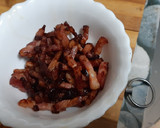Foto del paso 2 de la receta: Espaguetis de calabacín con langostinos y bacon