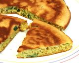 A picture of step 4 of Naan Bread with Green Garlic.