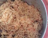 A picture of step 3 of Khushka rice.