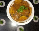 A picture of step 11 of Fish Korma.