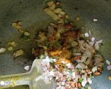 A picture of step 2 of Atta pinwheel samosa.