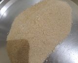 A picture of step 1 of Suji besan halva.