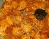 Foto langkah ke 7 dari resep Udang Saus Padang.