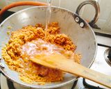 A picture of step 5 of Instant Rajasthani moong dal ka halwa.