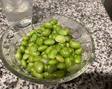 A picture of step 1 of Edamame Lemon Pasta.