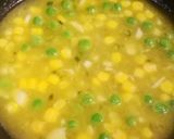 A picture of step 10 of Orange flavour sweet & sour soup with besan ravioli.