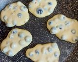Pas rețetă Mini pancakes cu iaurt și afine 1 fotografie