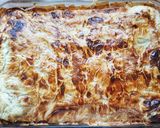 A picture of step 9 of Amazing aubergine and halloumi pie.