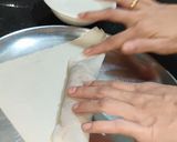 A picture of step 14 of Veg noodles spring rolls.