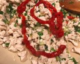 A picture of step 3 of Dandan noodles.