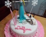 Foto del paso 12 de la receta: Tortas de frozen para cumpleaños gemelas