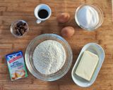 Foto del passaggio 1 della ricetta Torta al caffè e cioccolato fondente