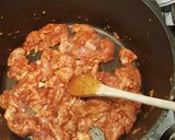 A picture of step 5 of Almost Jerk Chicken without the coconut.