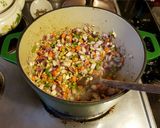 A picture of step 5 of Beef and Barley Soup.