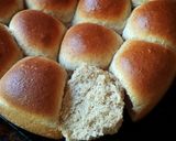 Foto langkah ke 7 dari resep Roti Sobek Tepung Gandum (Whole Wheat Dinner Roll).