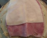 Foto del paso 4 de la receta: Pañuelos de panqueques con jamón y queso bañados en salsa blanca