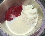 A picture of step 1 of Healthy Oats Beetroot Mini Chilla.