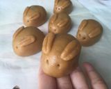 Hình bước làm 18 của món Bánh trung thu thỏ con NCKD
