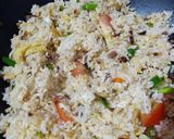 Foto langkah ke 3 dari resep Nasi goreng ikan asin simple banget.
