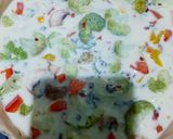 A picture of step 9 of Wheat flour zucchini and mushroom tart.