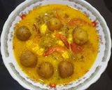 Foto langkah ke 6 dari resep Udang Kentang Kuah Kuning.
