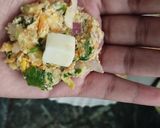 A picture of step 4 of Corn cheese bomb.