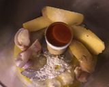 A picture of step 4 of California Farm made Sour Cream, Cold Smoked Salmon and Potato Poffertjes.