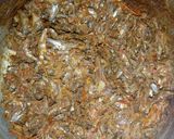 A picture of step 5 of Fried Omena.