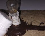 Foto del paso 3 de la receta: Mi casita de jengibre, chocolate y glasé!!🏠🎄🎄🎇