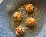 A picture of step 6 of Maggi Manchurian with Steamed Rice.