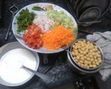 A picture of step 1 of Falafel Salad.